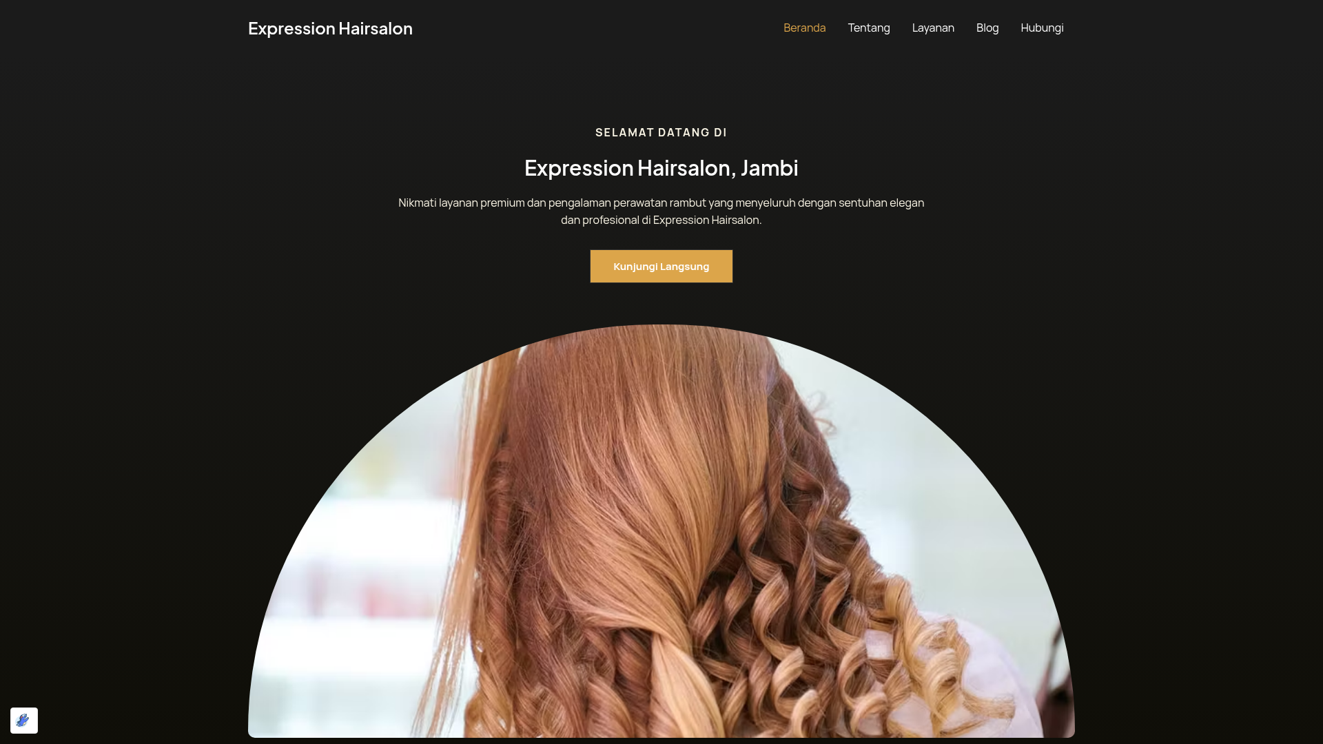 Expression Hairsalon — Website Salon Premium